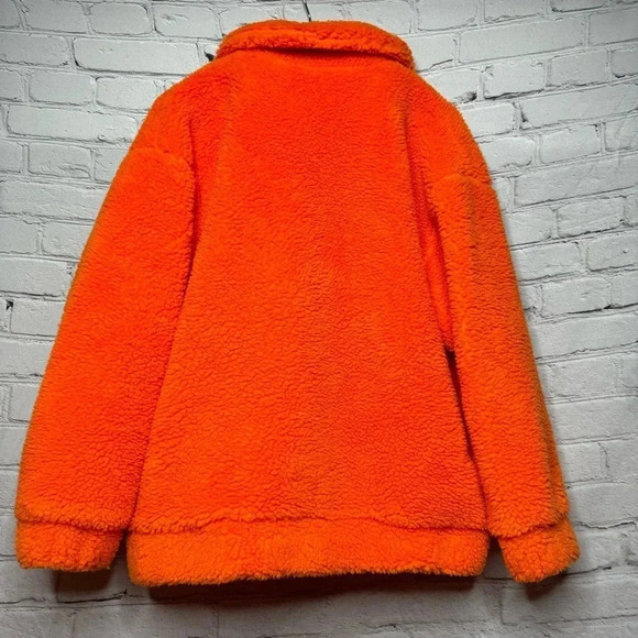I.AM.GIA Women’s Orange Pixie Teddy Coat size Small - Picture 4 of 5
